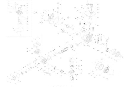 170-Pua General Assembly Diagram and Parts List for CC3400 (26BAJM1710-61070)(2019) Cub Cadet Pressure Washer
